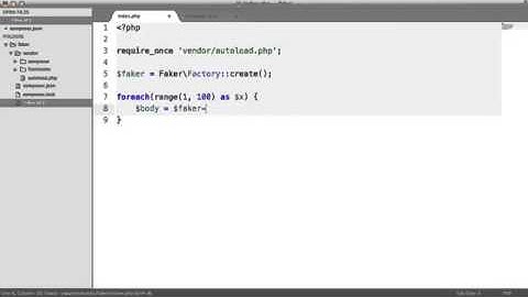 Synapseindia php development Generate Fake Data with PHP using Faker