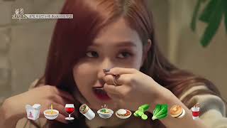 Rosé ăn theo icon 🥡🍜🍷🌯🍲🍛🥒🥬🥯🥤