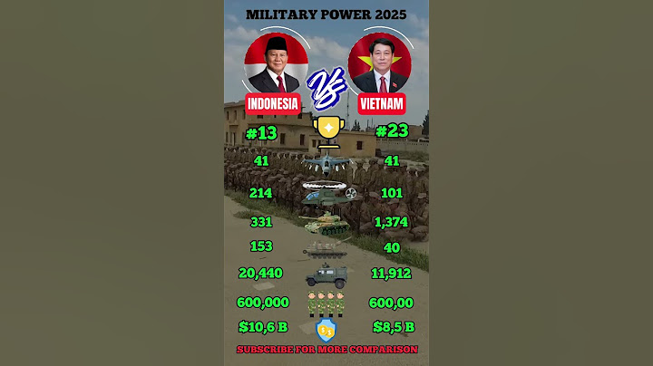 Indonesia vs Vietnam Military Power 2025 🇮🇩⚔️🇻🇳 | Who's Strongers in ASEAN?