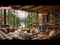 Smooth Jazz Summer Morning 🌞 Outdoor Café Ambience for Relaxation, Work &amp; Study