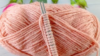 AMAZİNG👌UNIQUE! knitting stitch! very easy and beautiful knitting pattern