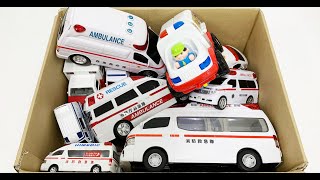 救急車 ミニカー ☆緊急走行☆坂道走る！｜ Ambulance miniature car runs! Emergensy driving test