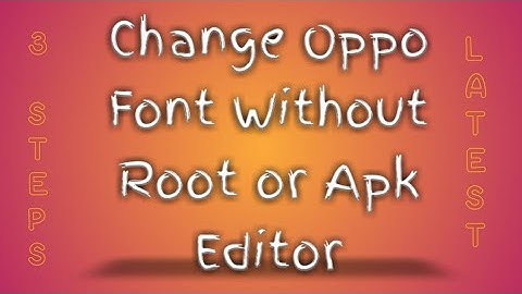 HOW TO CHANGE OPPO AND REALME FONTS  || A3S || A5S || A83 || LATEST || NO NEED APK EDITOR || NO ROOT