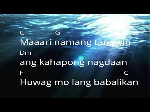 TAGALOG CHRISTIAN OPM SONG- HUWAG MO LANG BABALIKAN Lyrics and chords by:sixstonejars