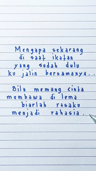 Kalau Cinta Bikin Dilema, Biarlah Aku yang Simpan Rasa 💔 #DilemaLesti