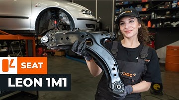 How to change front suspension arm on SEAT LEON 1M1 [TUTORIAL AUTODOC]