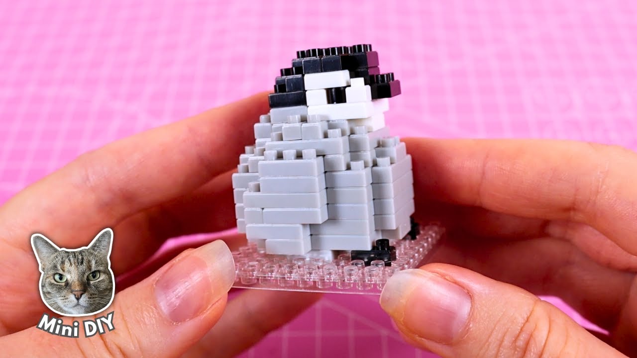 Mini Lego Baby Penguin, Daiso Petit Block Build