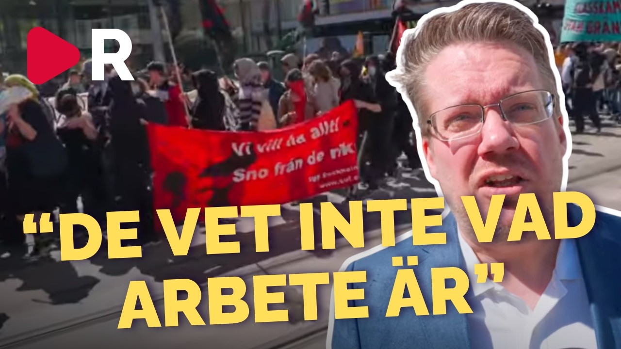 Stenhårda kritiken mot Första maj-tåget: "Lajvar arbetare"