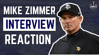 Mike Zimmer interview REACTION! - W/ @Akoye Media