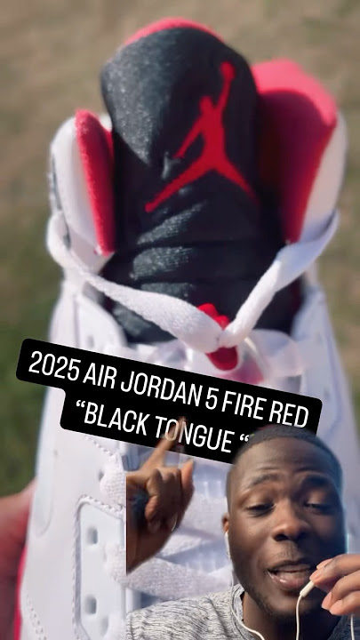 2025 JORDAN 5 FIRE RED “BLACK TONGUE” IS INCREDIBLE 🔥