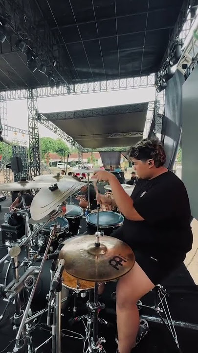 FYP🔊🔊 SHADEVA DRUMMER DC MUSIC LAGI CEK SOUND 😉 #drummerindonesia #crew #dcmusic #fyp
