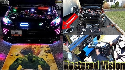 Restored Vision Customized Tribar Bezel Fog lights & Side View Mirror Turn Signal with Running light