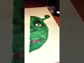 Me vs friend drawing shrek #shrek #shorts #funny #drawing #makethisgoviral #green #trends #trending