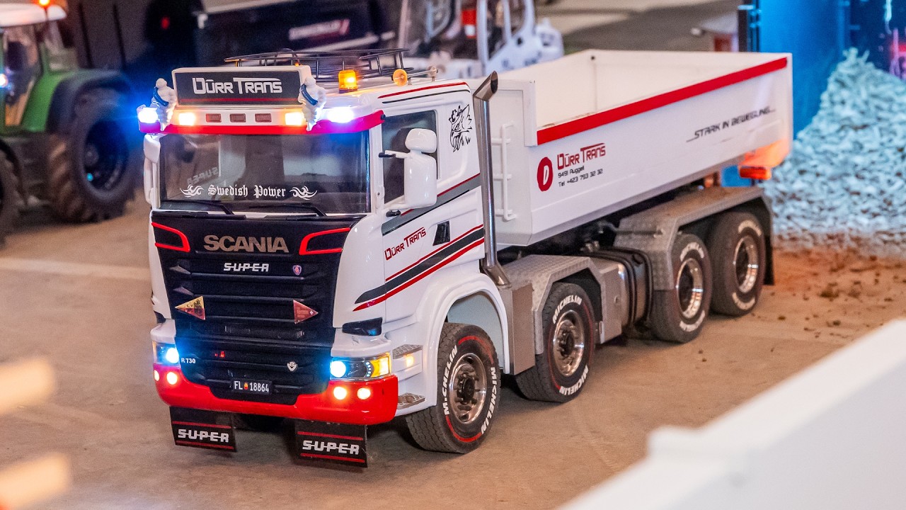 UNIQUE 3d printed RC Excavator, RC Tucks and Construction Machines in ACTION - TMV Mattsee 2026 [4K]