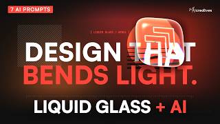 Build a Liquid Glass Hero That Reacts to Your Mouse (Three.js + AI)