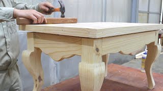 Perfect Old Wood Recycling Project Unbelievably \/\/ Make 3d Art Table With Curved And Rustic Design