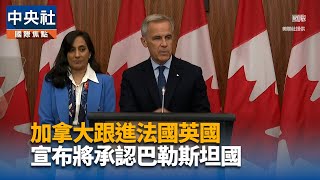 法國與14個西方國家共挺兩國方案　籲承認巴勒斯坦國