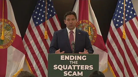 DeSantis signs bill allowing sheriffs to remove squatters from Florida properties