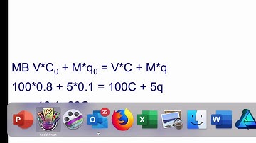Adsorption: Example batch wise tank
