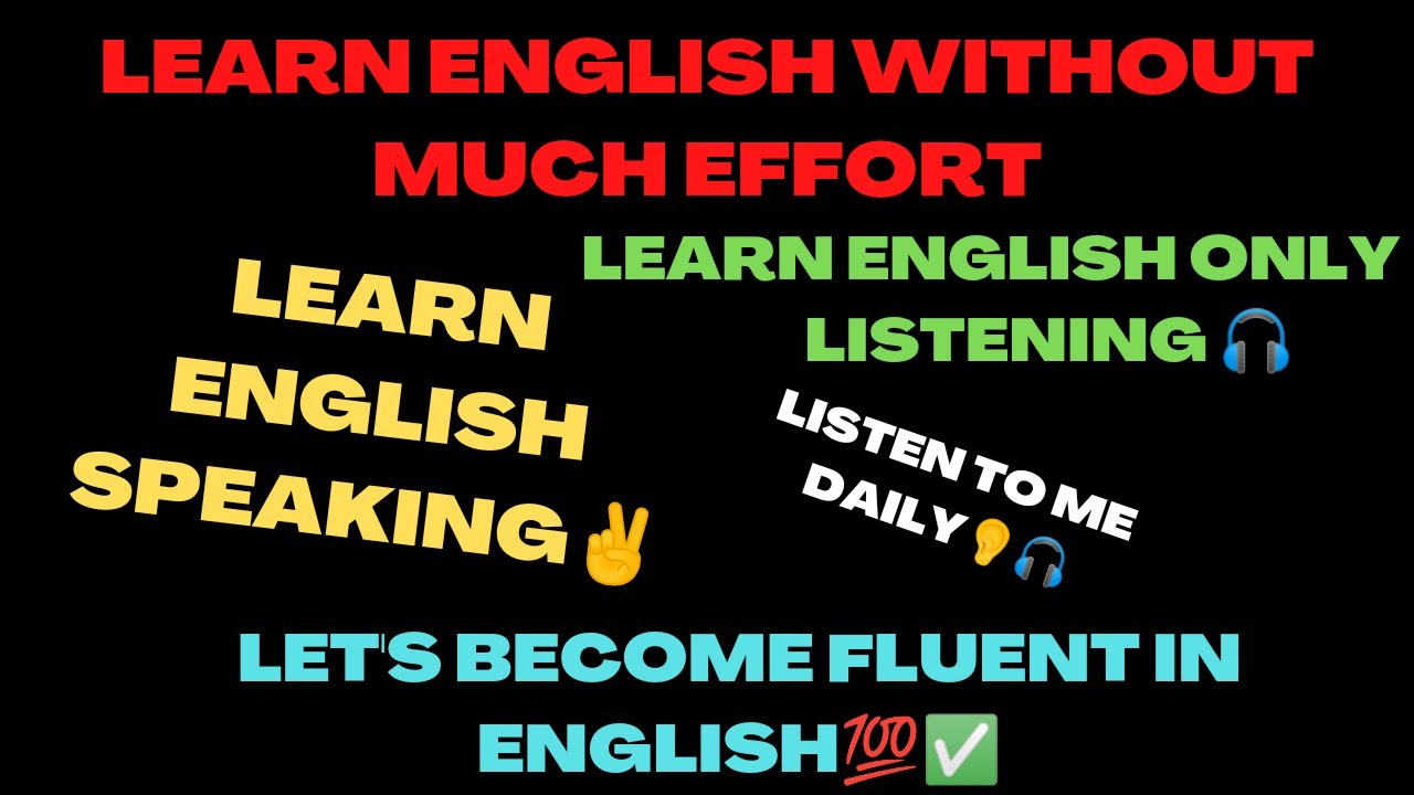 Be fluent in English only by listening 🎧 #ListenEnglishspeech # ...