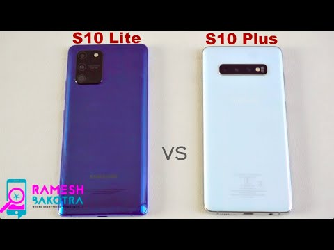 Samsung Galaxy S10 Lite vs S10 Plus SpeedTest and Camera Comparison