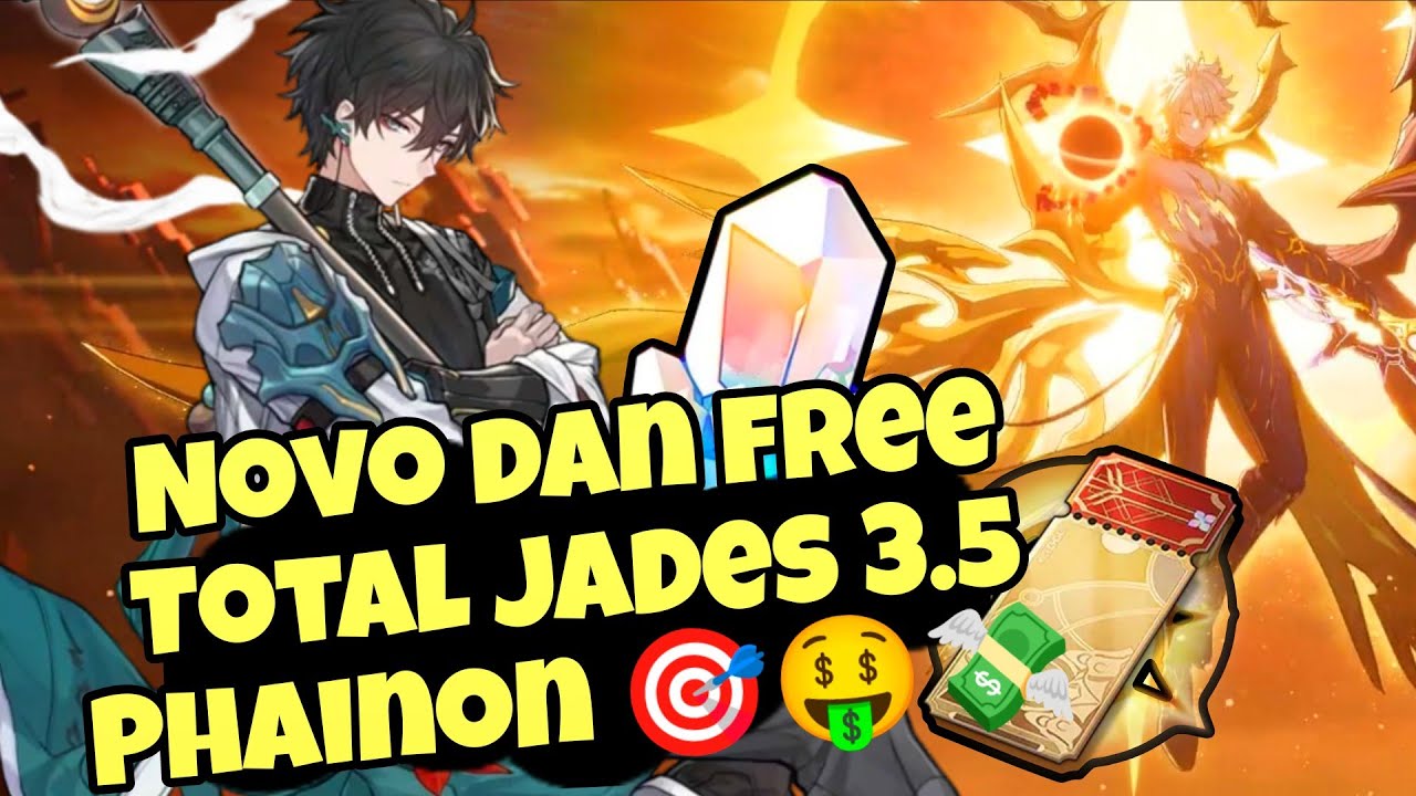 Spoilers: Dan Terravox Free, Total Jades 3.5 e Phainon Wins - Honkai Star Rail