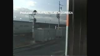 tren de pasajeros 'el regiomontano' saliendo de la estación de Buenavista en septiembre de 1996