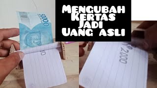 woow kreatif cara membuat alat sulap dari kertas menjadi uang #pesulapmerah