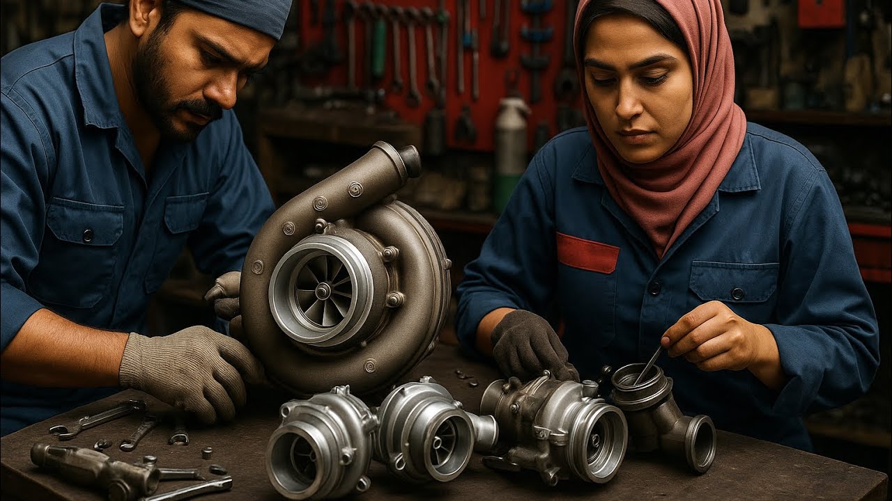 Turbo Opening & Fitting | Real Diesel Turbo Repair in Pakistan | Buraq Skills