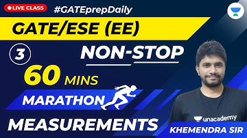 Measurements Question Series | Part 3 | GATE Electrical Engineering Exam | 60 mins Marathon