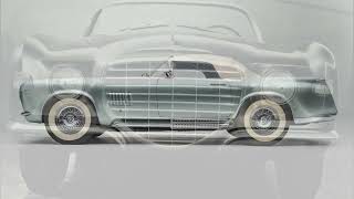 BOS 1/43 - Chrysler Ghia Falcon Concept Car 1955 - Bleu - Boîte D'origine - Très Bon état