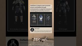 Helldivers 2 Players Want Old Preorder Armors Available Again 😳🔥 #helldivers2