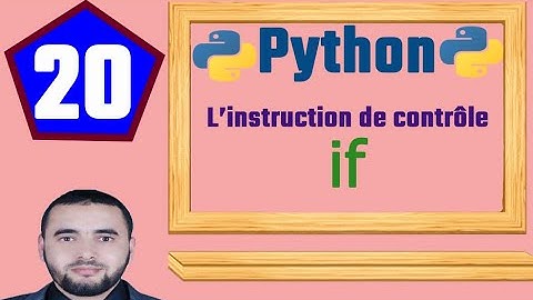 20 - Python [ Darija ] - L