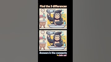 【Spot the  difference】 Only the top 5% can pass this quiz!