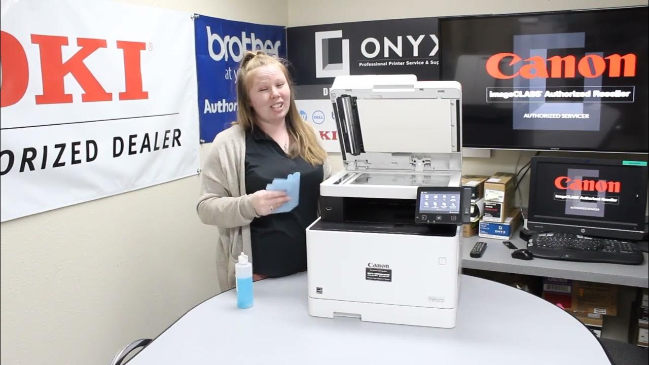 Canon ImageClass MF733cdw How to Clean Your Scanner Glass Onyx