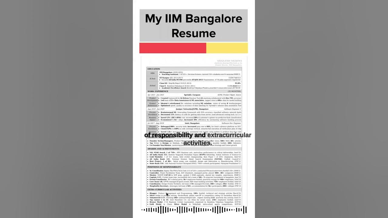 My IIM Bangalore Resume Revealed Make Your Resume Standout IIMB my-iim-bangalore-resume-revealed-make-your-resume-standout-iimb