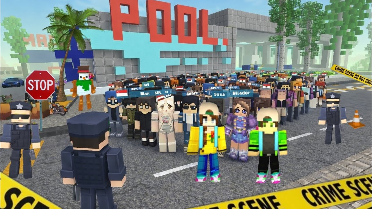 POLICE GATHER ALL CHARACTERS 🚨 | CRIME ISSUE IN SCHOOL PARTY CRAFT