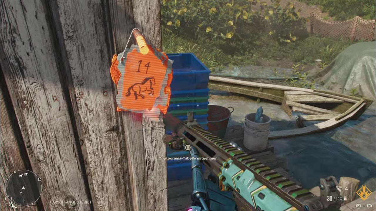 Far Cry 6 Criptograma Kiste 11 Sierra Perdida, Barriga Tabellen 14 Pferd, 30 Domino YouTube
