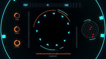 Hud Interface Hologram Screen Display Futuristic (no copyright video)