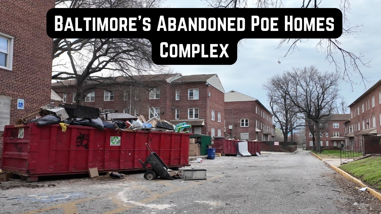 Baltimore's Creepy Deserted Poe Homes Projects