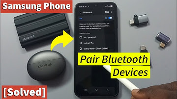 Samsung Galaxy A17 5G | How to Pair Bluetooth Devices