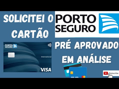 Cartão Porto Seguro em análise com limite pré aprovado.