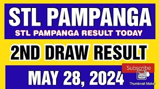 STL PAMPANGA RESULT TODAY 2ND DRAW MAY 28, 2024 4PM