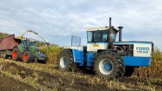 Mais hakselen Gebr. Aldenzee - Fendt 936 / Ford FW 60 / Fendt 916 Vario