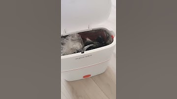Wastebasket with Press Type Lid-JOYBOS #trashcan #garbage #bathroom #kitchen