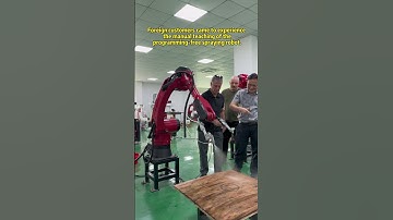 Programming-free spray robot.  #spraying #industrialrobot  #sixaxisrobot #robotics