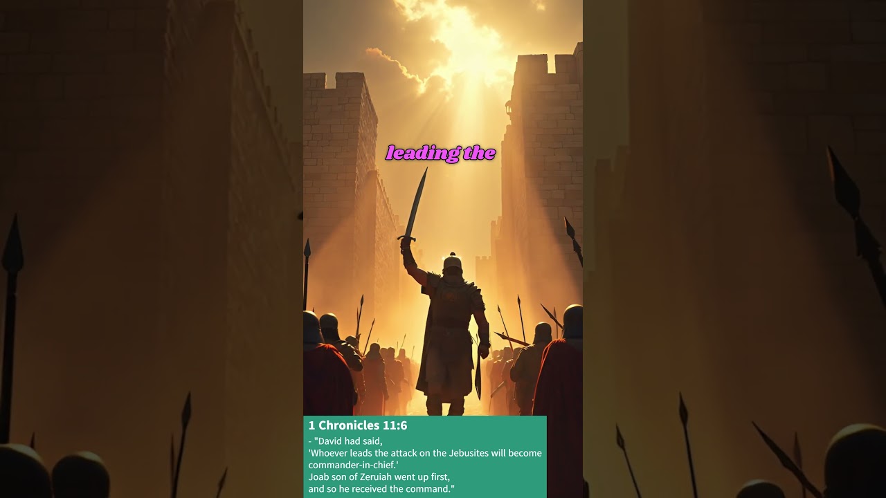 Чудесное взятие Иерусалима Иоавом. Вдохновляющая библейская история. 