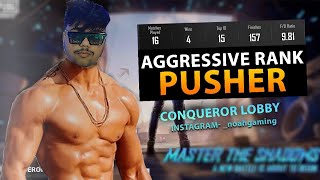 DAY 40\/365 : KYA AJJ HOGA CONQUEROR : ROAD TO TOP100 BGMI SQUADE RANK PUSHGAMEPLAY