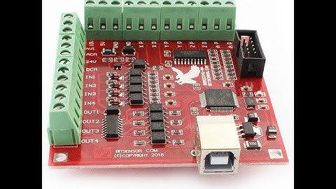 How to setup mach3 usb output