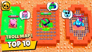 JE SUIS DEVENU FOU  BEST OF TOP 10 TROLL Map Survivant  Brawl Stars Ep24